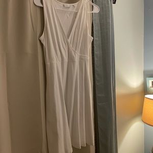 New York and Company white cotton dress